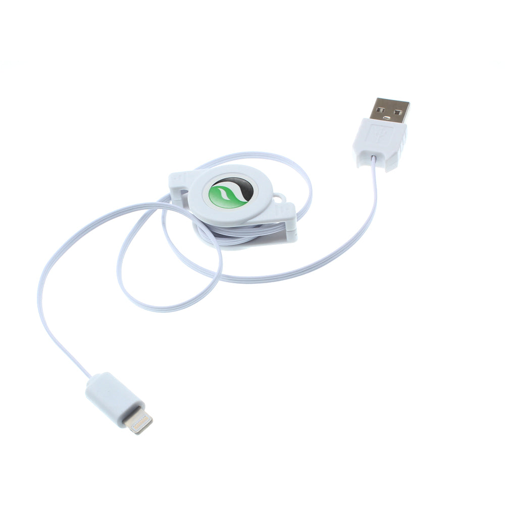 USB Cable, Cord Power Charger Retractable - AWS04