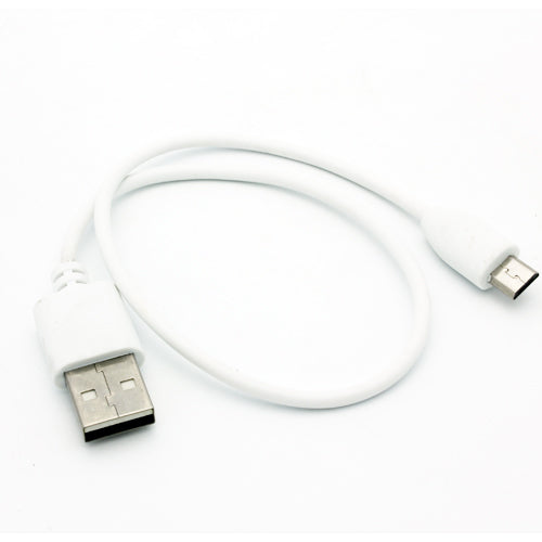 Short USB Cable, Cord Charger MicroUSB 1ft - AWM91