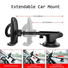 Load image into Gallery viewer, Car Mount, Telescopic Holder Windshield Dash - AWN98