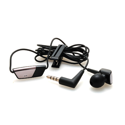 Mono Headset, Headphone 3.5mm Handsfree Mic Wired Earphone - AWB55