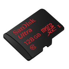 Load image into Gallery viewer, 128GB Memory Card, Class 10 MicroSD High Speed Sandisk Ultra - AWS03