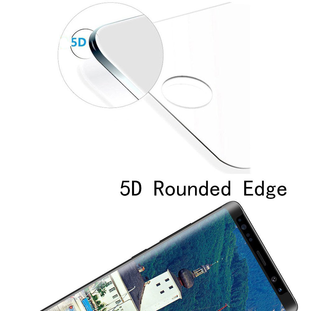 Screen Protector, Full Cover Curved Edge 5D Touch Tempered Glass - AWJ91