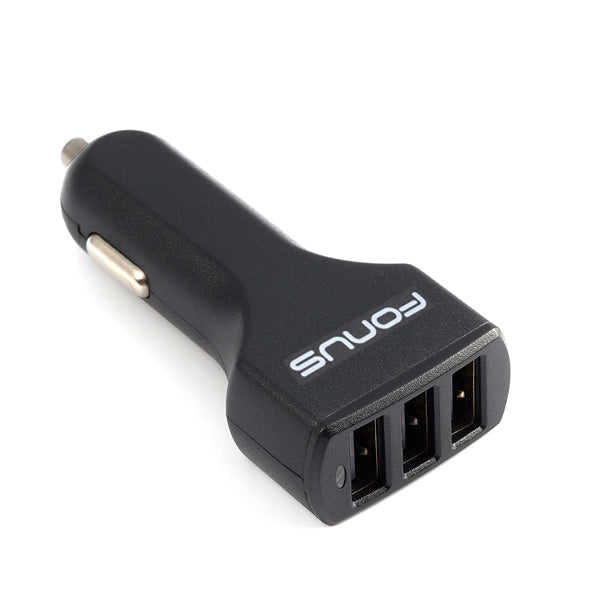 Car Charger, Type-C Cable 4.8A 3-Port USB 36W - AWM40
