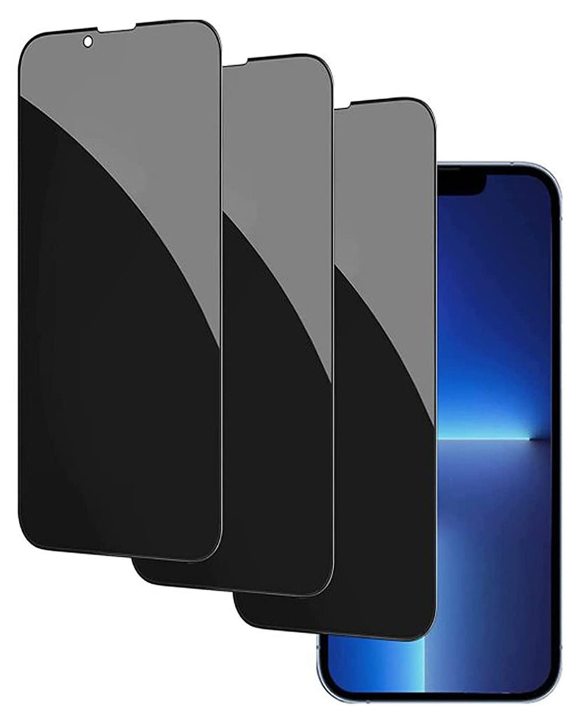 3 Pack Privacy Screen Protector, Anti-Peep Anti-Spy Curved Tempered Glass - AW3Z27