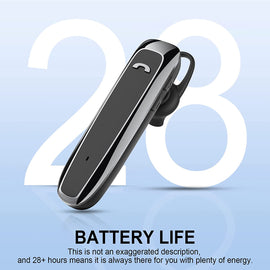 Wireless Earphone , Headset Single Headphone Handsfree Mic Mono Earbud - AWZ71