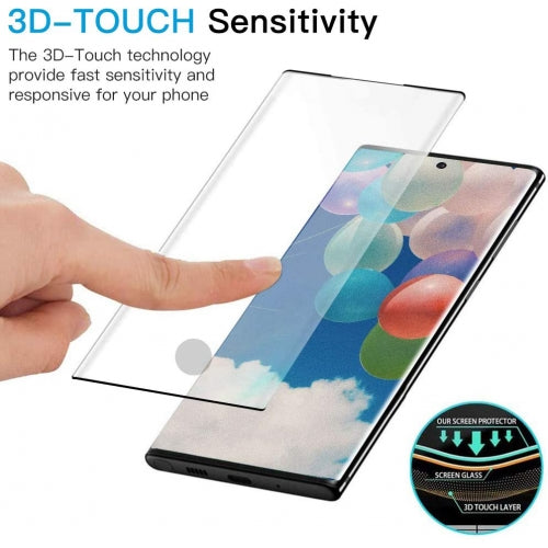 Screen Protector, Full Cover 3D Curved Edge Tempered Glass - AWT37