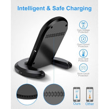 Load image into Gallery viewer, Wireless Charger, 2-Coils Stand Folding 15W Fast - AWA82