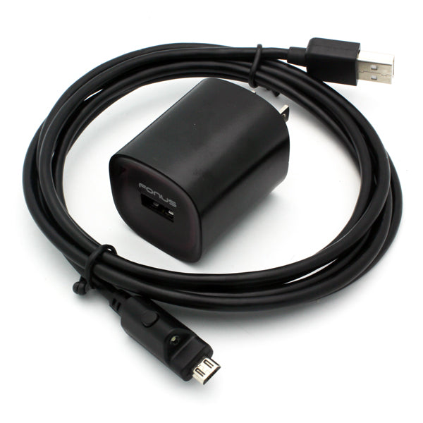 Home Charger, Wall Micro USB 6ft Cable 2.4A - AWM44