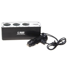 Load image into Gallery viewer, Car Charger Splitter, Adapter Power USB Port DC Socket - AWD83