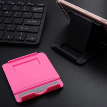 Load image into Gallery viewer, Pink Stand, Desktop Travel Holder Fold-up - AWZ42