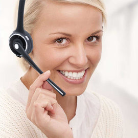 Wireless Headset, Earphone Hands-free Headphone Boom Microphone - AWK82