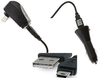 Load image into Gallery viewer, Car Home Charger, Power Mini-USB Retractable USB Cable - AWB82