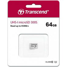 Load image into Gallery viewer, 64GB Memory Card, Class 10 MicroSD High Speed Transcend - AWV19