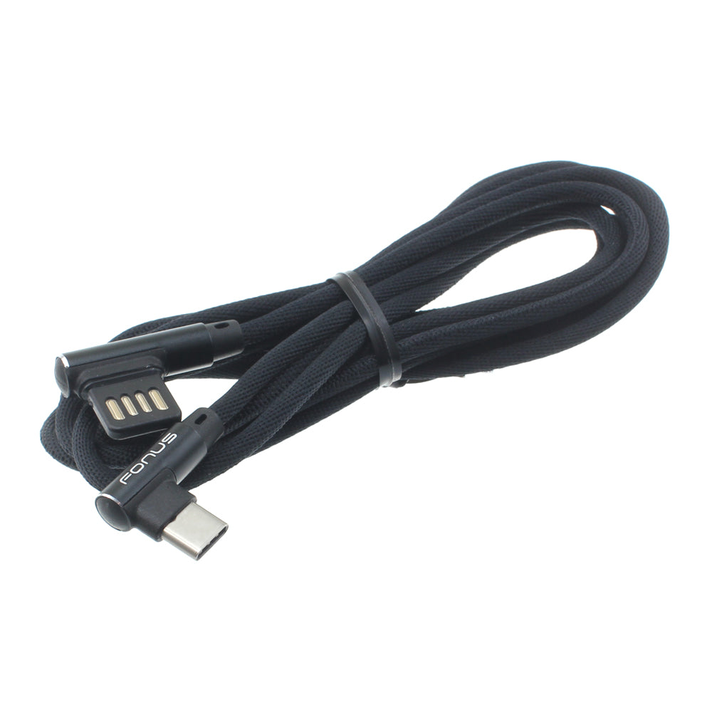 Angle USB Cable, Power USB-C Charger Cord 6ft Type-C - AWR31