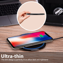Wireless Charger, Slim Charging Pad 7.5W and 10W Fast - AWR86