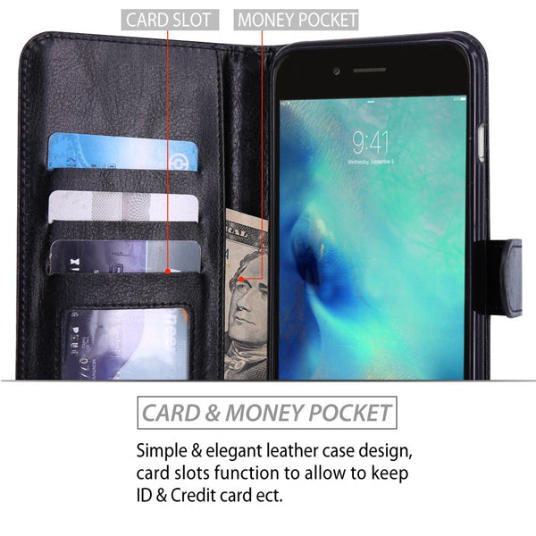 Flip Case, Card ID Leather Cover Wallet - AWN02