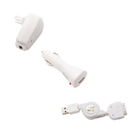 Car Home Charger, Adapter Power Retractable USB Cable - AWE64