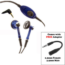 Load image into Gallery viewer, Headset, Headphones w Mic Earphones 2.5mm to 3.5mm Adapter - AWP08