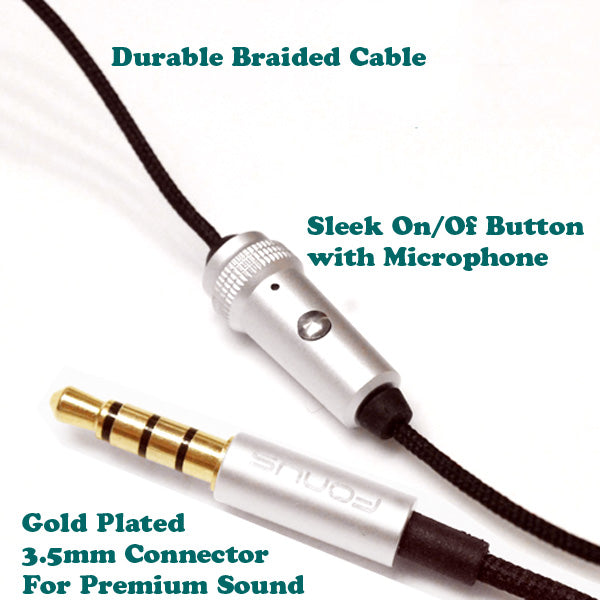 Headset, Wooden Handsfree Mic Earphones Type-C Adapter - AWS70