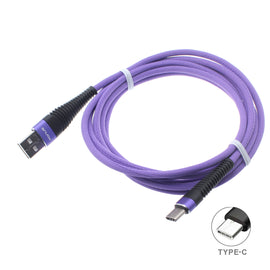 10ft USB Cable, Power Charger Cord Type-C Purple - AWR92