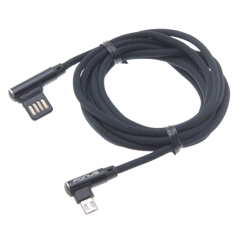 Angle USB Cable, Wire Power Charger Cord 6ft - AWR32