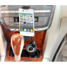Car Mount, USB Port DC Socket Holder Charger - AWC95