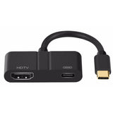 USB-C to 4K HDMI Adapter, Charger Port TYPE-C TV Video Hub PD Port - AWF83