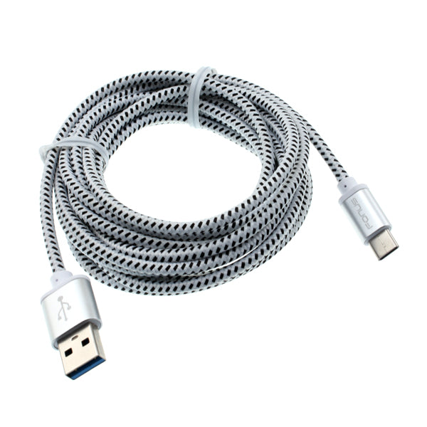6ft USB Cable, Wire Power Charger Cord Type-C - AWC02