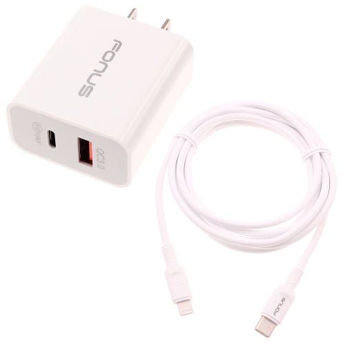 36W PD Home Charger, Power Cord USB-C 6ft Long Cable Fast Type-C - AWE40