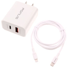 Load image into Gallery viewer, 36W PD Home Charger, Power Cord USB-C 6ft Long Cable Fast Type-C - AWE40