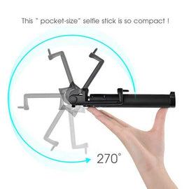Selfie Stick, Built-in Remote Shutter Monopod Wireless - AWC21