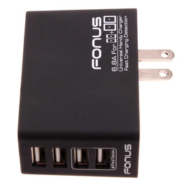 Home Charger,  Wall 6.8A 4-Port USB 34W  - AWK64 845-1