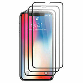 3 Pack Screen Protector, Full Cover Curved Edge 5D Touch Tempered Glass - AW3R49