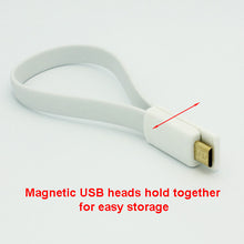 Load image into Gallery viewer, Short USB Cable, Power Cord Charger MicroUSB - AWM46