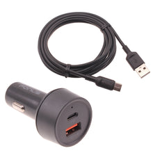 Load image into Gallery viewer, Quick Car Charger, Power Type-C PD 2-Port USB Cable 36W - AWE16