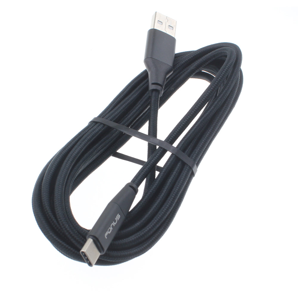 10ft USB Cable, Wire Power Charger Cord Type-C - AWR12