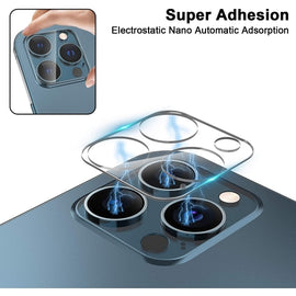 Camera Lens Protector, Curved Edge 3D 9H Hardness Tempered Glass - AWG13