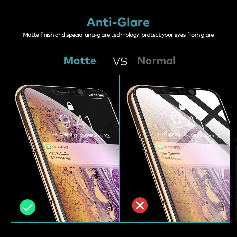 Screen Protector, 3D Matte Tempered Glass Anti-Glare - AWR62