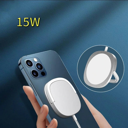 Magnetic Wireless Charger, Quick Charge Slim Charging Pad 15W Fast - AWE68