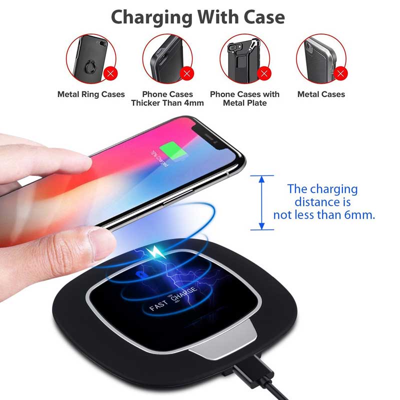 Wireless Charger, Charging Pad 7.5W and 10W Fast - ACN93