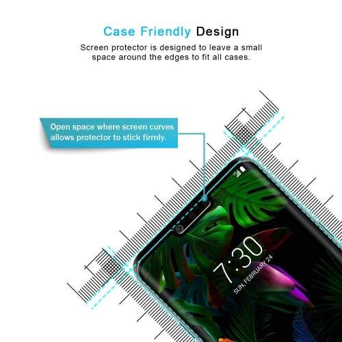 Screen Protector, Case Friendly Curved Edge 3D Tempered Glass - AWF15