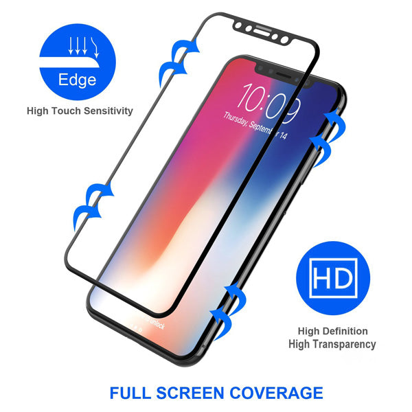 Screen Protector, Full Cover Curved Edge 5D Touch Tempered Glass - AWS36