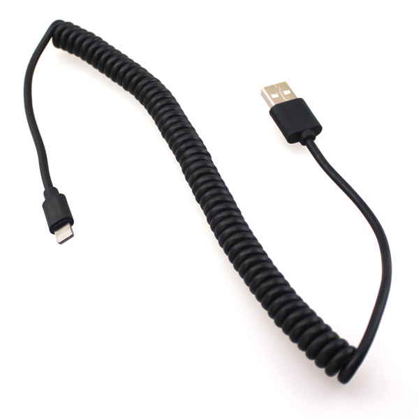 USB Cable, Power Cord Charger Coiled - AWD94