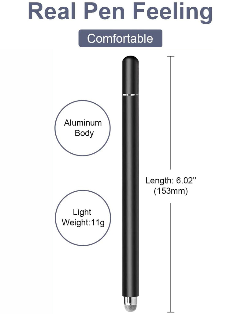Stylus, Lightweight Aluminum Fiber Tip Touch Screen Pen - AWZ79