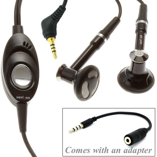 Headset, Headphones Hands-free Microphone Earphones 2.5mm to 3.5mm Adapter - AWG21