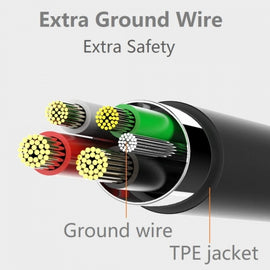 6ft USB-C Cable, Wire Power Charger Cord Red - AWC15