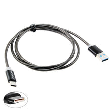 Load image into Gallery viewer, Metal USB Cable, Power Charger Cord Type-C 3ft - AWE82