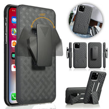 Load image into Gallery viewer, Belt Clip Case and 3 Pack Screen Protector, 9H Hardness Kickstand Cover Tempered Glass Swivel Holster - AWA49+3Z31