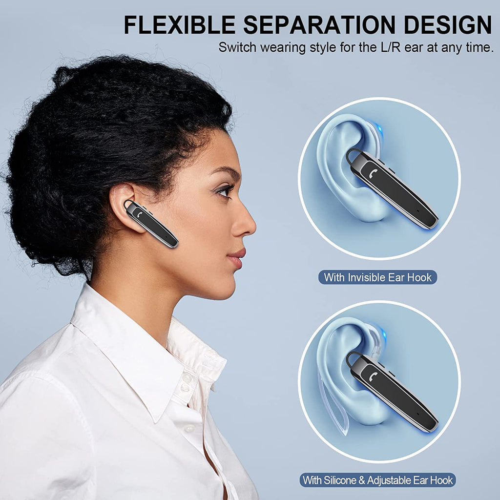 Wireless Earphone , Headset Single Headphone Handsfree Mic Mono Earbud - AWZ71