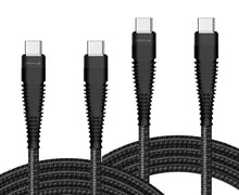 Load image into Gallery viewer, 6ft and 10ft Long PD USB-C Cables, USB-C to USB-C Power Wire TYPE-C to TYPE-C Cord Fast Charge - AWY68